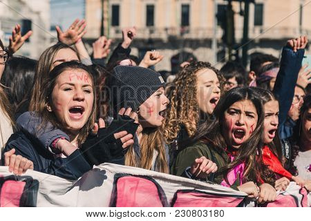 Students Celebrating The International Wome's Day