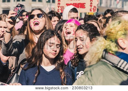 Students Celebrating The International Wome's Day