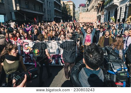 Students Celebrating The International Wome's Day