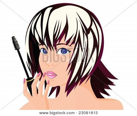Ragazza con Mascara
