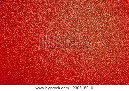 Texture, Red Solid Skin On The Stool Macro