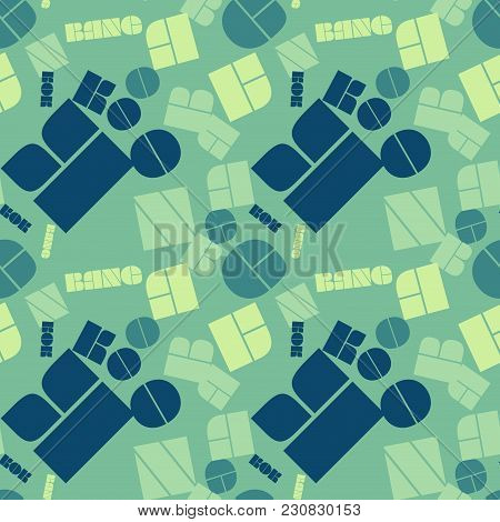 Bangkok Creative Pattern. Digital Design For Print, Fabric, Fashion Or Presentation.
