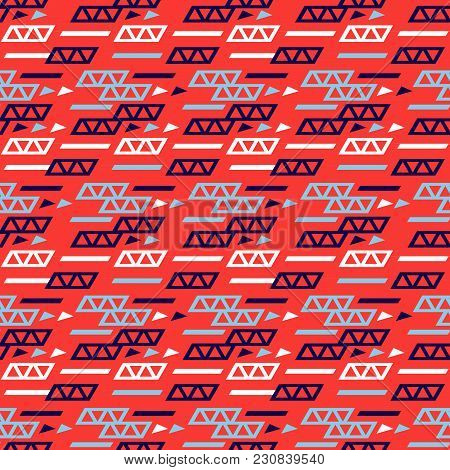 High Tec Seamless Pattern. Authentic Design For Digital And Print Media.