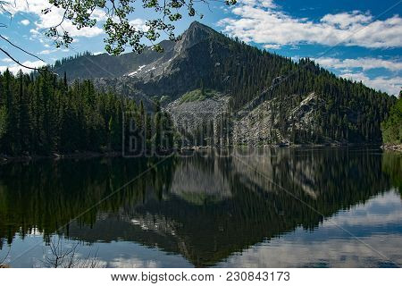 Louie Lake, Located In Central Idaho Near The Town Of Mccall.