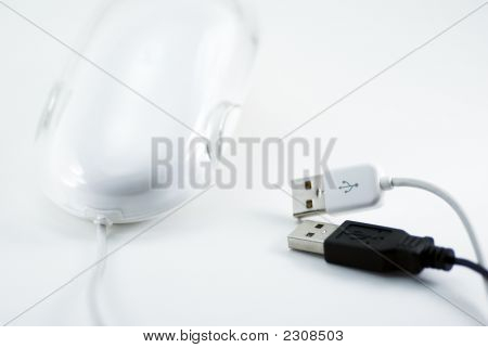 USB-kontakter och mus