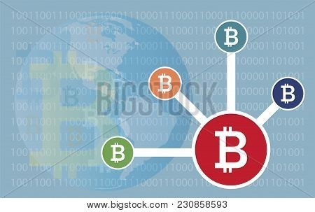 Bitcoin Digital Money Business Concept