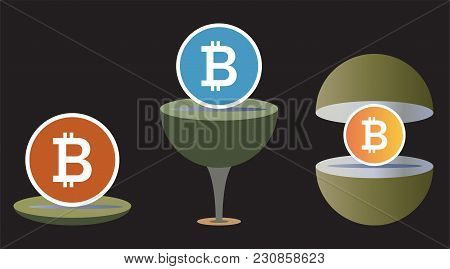 Bitcoin Digital Money Business Concept