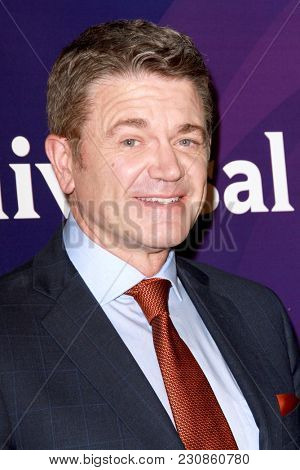John Michael Higgins arrives at the 2018 NBCUniversal Winter Press Tour at The Langham Huntington Hotel in Pasadena, California on January 9, 2018.