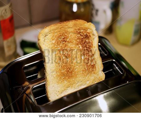 The Tasty Toast For Snack Or Breakfest From Machine