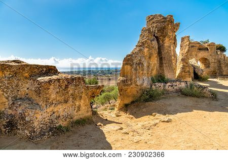 Archaeological Park Of The Valley Of The Temples In Agrigento, Sicily, Italy