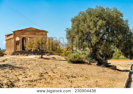 Archaeological Park Of The Valley Of The Temples In Agrigento, Sicily, Italy
