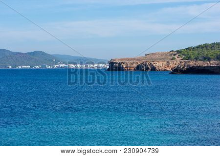 Bassa Beach On The Island Of Ibiza, Balearic Islands