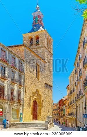 Landscape Of Church Of San Miguel On Main Square (plaza Major).