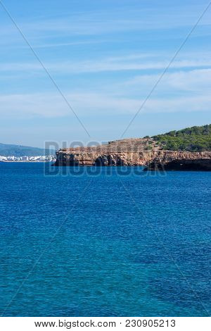 Bassa Beach On The Island Of Ibiza, Balearic Islands