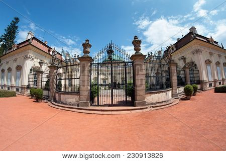 Buchlovice, Czech Republic, July 15, 2015: Buchlovice Castle