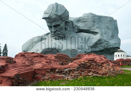 Brest, Belarus - May 2, 2016: The Main Monument Of The Memorial Complex Brest Fortress-hero.