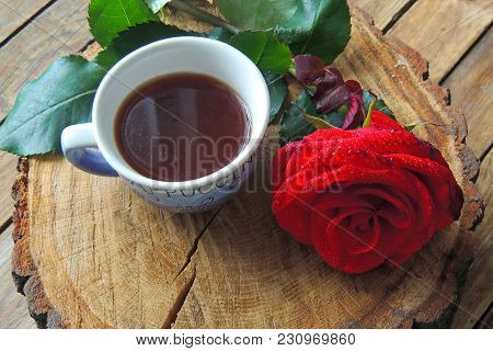 Coffee And Rose For You
