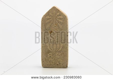 Image Of Buddha, Isolated On White Background ,buddha Statue Buddha Image Used As Amulets Of Buddhis