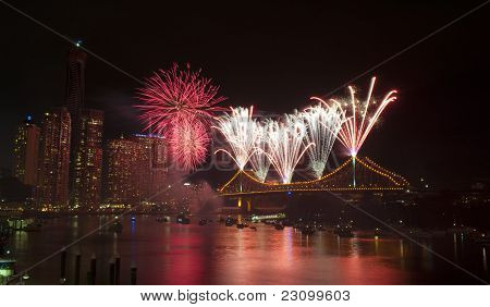 Brisbane Riverfire ohňostroj, 2011