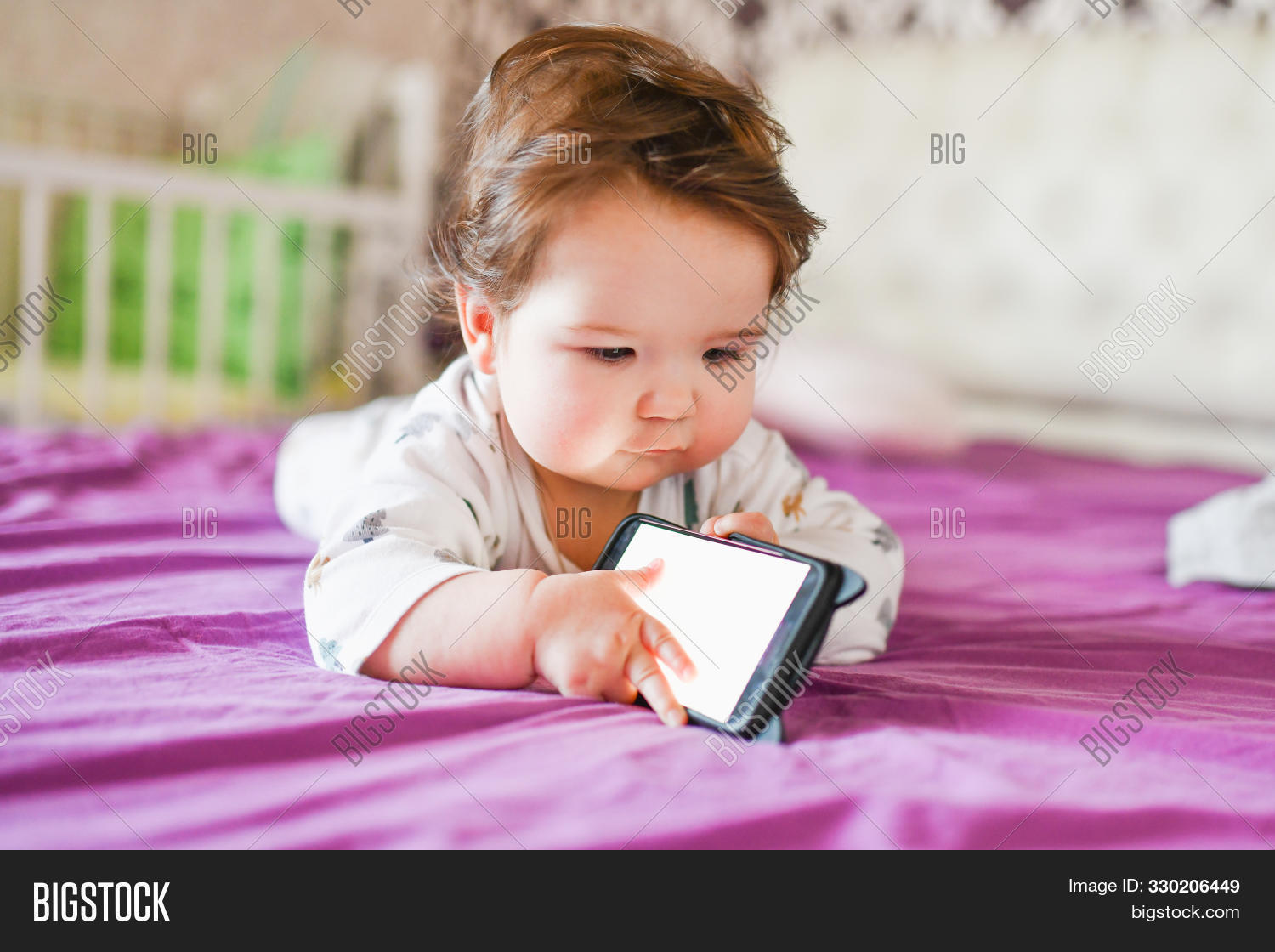 Child Addiction Phones Image & Photo (Free Trial) Bigstock