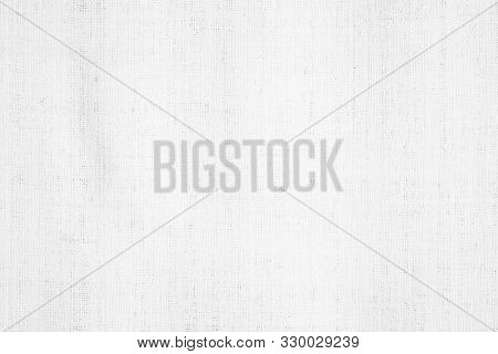 White Abstract Cotton Towel Mock Up Template Fabric On Background. Cloth Wallpaper Of Artistic Grey