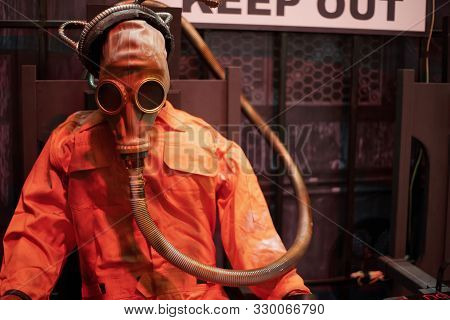 Dead Persons Sitting In The Executed Electric Chair, Halloween