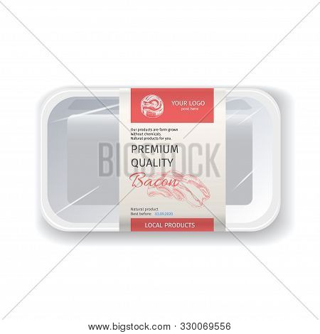 Packaging For Seafood. Label For Boxing Natural Products. Sabrefish.