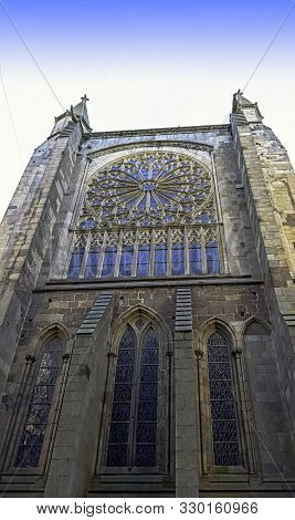 Saint-malo, Brittany, France - May 31: Cathedral Of Saint Vincent Of Saragossa (cathedrale Saint-vin