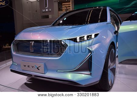 Frankfurt, Germany, September 12-2019: Wey X Iaa 2019