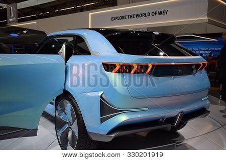 Frankfurt, Germany, September 12-2019: Wey X Iaa 2019