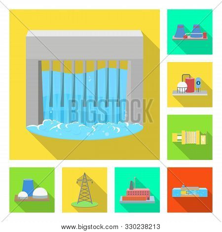Vector Illustration Of Source And Environment Icon. Collection Of Source And Bio Vector Icon For Sto
