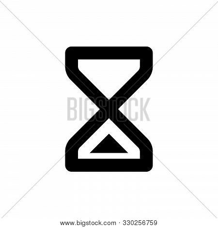 Loading icon. Sand watch sign. Timer symbol