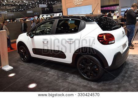 Geneva, Switzerland - March 05, 2019: Citroen C3 Origins - Geneva International Motor Show 2019