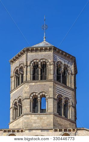 Former Benedictine Abbey Church Was Build In 1130 In Issoire, Basse-auvergne, France.tower