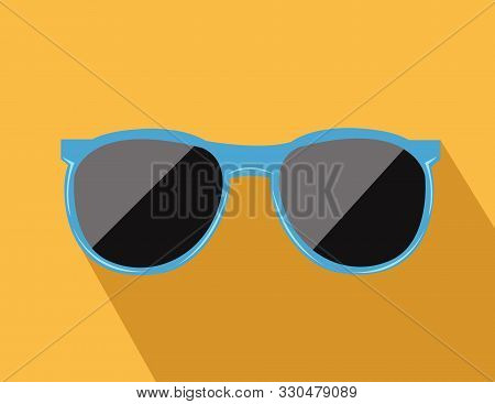 Trendy Sunglas Illustration Design Flat Style Style