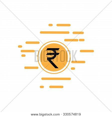 Indian Rupee Icon. Indian Rupee Sign Vector