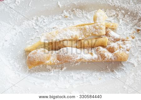 Italian Sweet Biscuit For Carnival Called Frappe