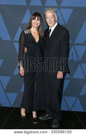 LOS ANGELES - OCT 27:  Emily Stofle, David Lynch at the 11th Annual Governors Awards at the Dolby Theater on October 27, 2019 in Los Angeles, CA