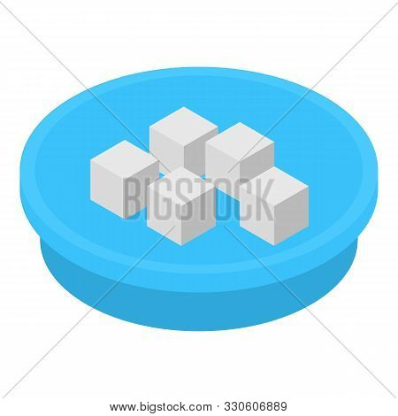 Turkish Sweets Icon. Isometric Of Turkish Sweets Vector Icon For Web Design Isolated On White Backgr