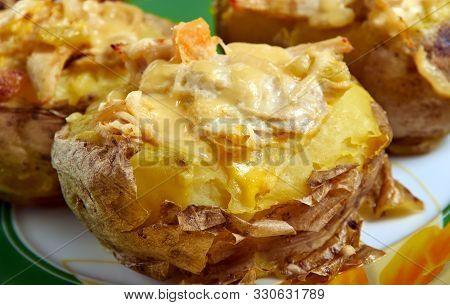 Papas Rellenas De Pollo