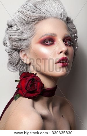 Halloween Makeup Style, Bride Of Dracula Image