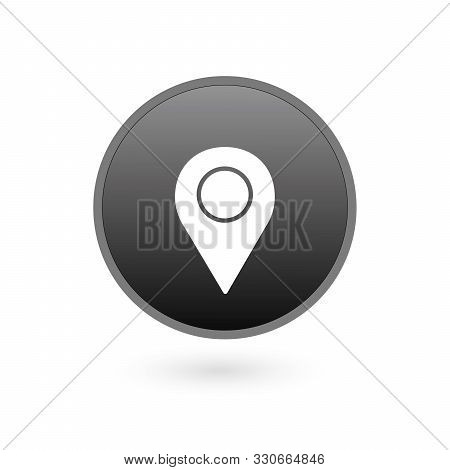 Right Place Icon. Check Location Marker Pin Place Right Tick Icon