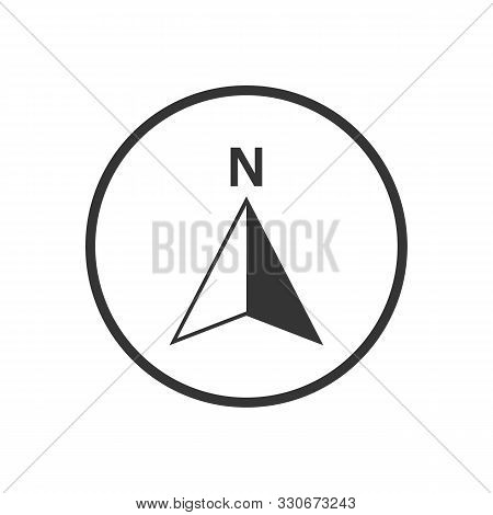 North Arrow Icon N Vector Photo Free Trial Bigstock