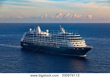 Nassau, Bahamas - December 1, 2018: Launched In 2007, Azamara Is A Premium-luxury Cruise Line That F