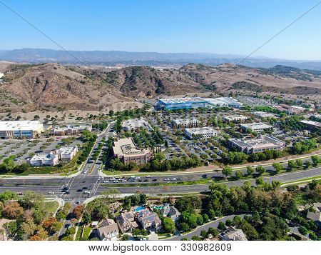 Aerial View Of Master-planned Community And Census-designated Ladera Ranch, South Orange County, Cal