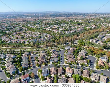 Aerial View Of Master-planned Community And Census-designated Ladera Ranch, South Orange County, Cal