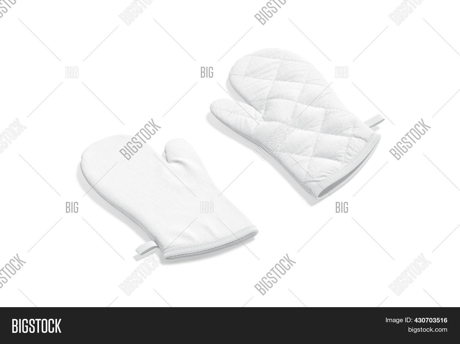 Blank White Oven Mitt Image & Photo (Free Trial) Bigstock