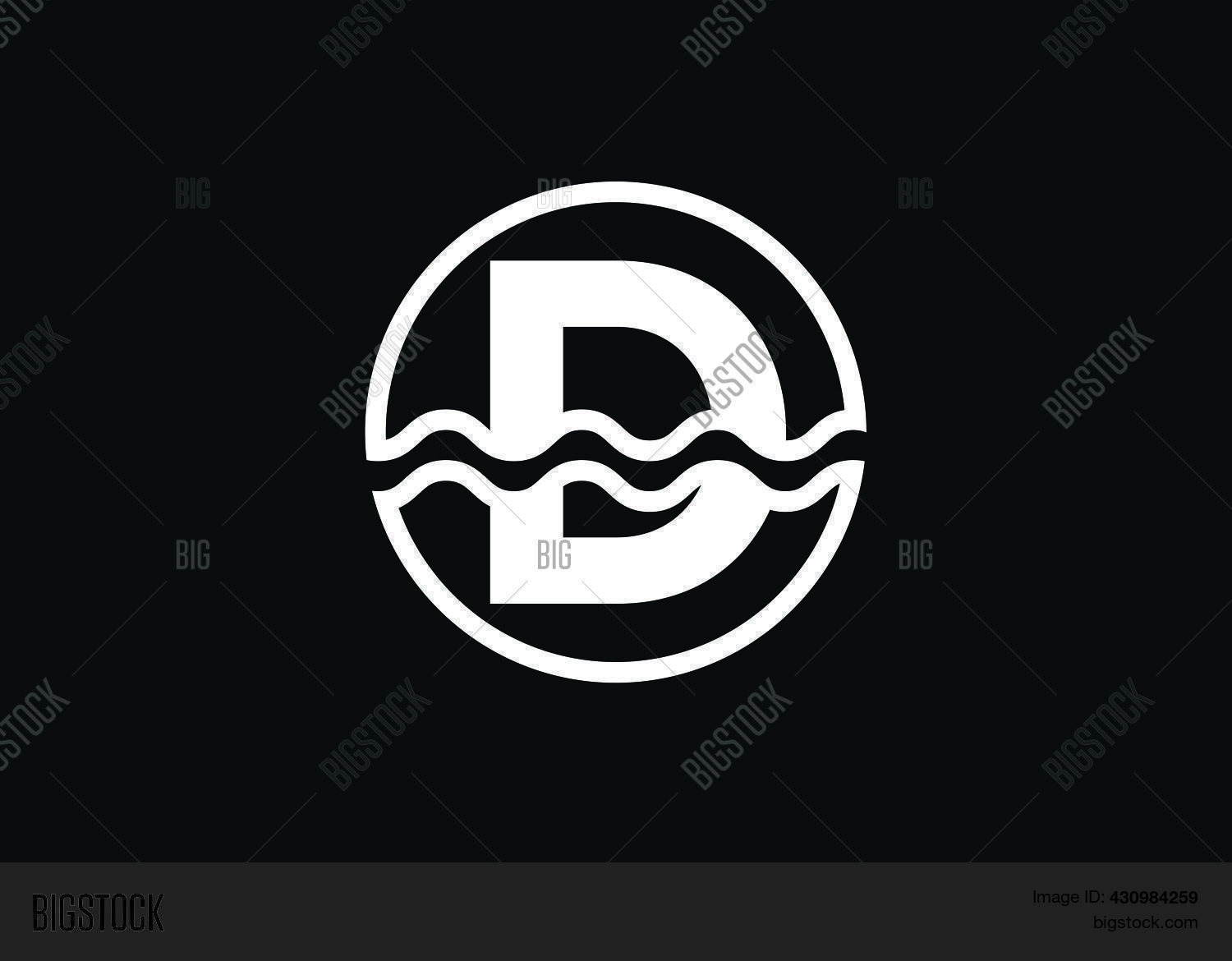 Monogram Initial D Initial D Monogram Vector & Photo (Free Trial) | Bigstock