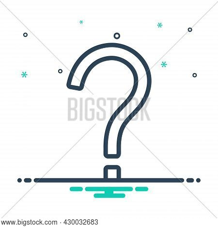 Mix Icon For Question-mark Ask Help Sign Query Problem Interpellation Qusere Doubt Hesitance Inquiry