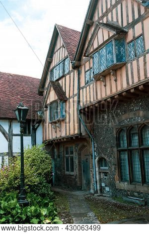 Winchester, United Kingdom, 10th August 2021:- Old Buildings In The City Of Winchester
